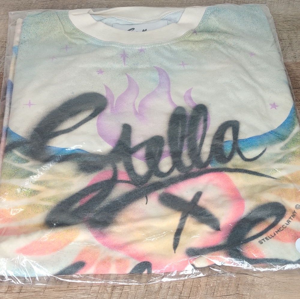 Stella x Taylor Swift Airbrush Heart Clouds LS Tee
